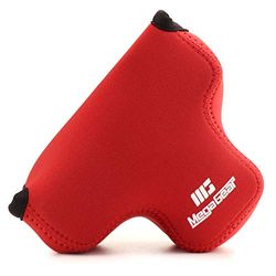 MegaGear MG1491 - Funda para Fujifilm X-T100 (15-45 mm, de Neopreno) Color Rojo