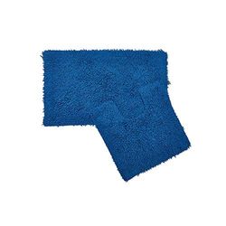 Emma Barclay Juego de 2 Alfombrillas de baño 100% algodón, Color Azul, Talla única