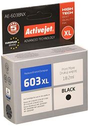 ActiveJet TINTA AE-603BNX (REEMPLAZO PARA EPSON 603XL T03A14 - SUPREME - 18 2 ML - NEGRO)