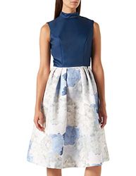 Chi Chi London Dames CYD Partykleid, Blauw (Navy Nb), 52