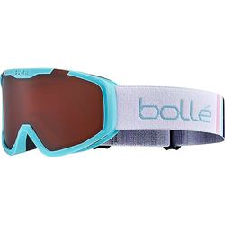 Bolle - Rocket, Bleu et blanc mat, Bronze rosé, Petit, Lunettes de ski