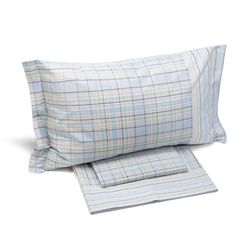 Caleffi - Parure de lit avec Housse de Couette 100% Coton – 2 Taies d’Oreiller 50x80 cm, Linge de Lit Confortable et Elégant - Housses de Couettes Pour 1 Personne ou 2 Personnes