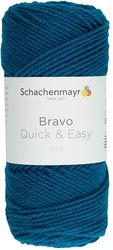 Schachenmayr Bravo Quick&Easy, 100G petrol Filati Per Maglieria A Mano