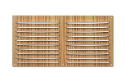 VoltShine Grille en Aluminium 150 x 300 mm, Couleur Bois Clair, idéale pour Ventilation et Finition esthétique en intérieur.