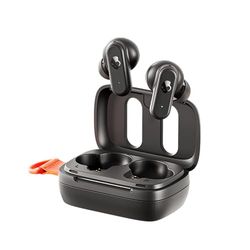 Skullcandy Dime 3 är ett par trådlösa in-ear-hörlurar med 20 timmars batteritid, mikrofon, och de fungerar med iPhone, Android och Bluetooth-enheter - Svart