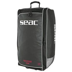 SEAC SUB 8002908432664, Bolsas Con Ruedas Unisex Adulto, Negro, 130 Lt