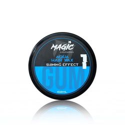 Magic Cosmetics Hair Styling Wax | Aqua Hair Wax | Shinnig Effect | Strong Hold Texture | For All Hair Types | For Man & Woman | Gum | 150 ml