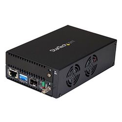 Startech.Com Convertitore Multimediale Rame-Fibra 10 Gigabit Ethernet, Sfp+ Aperto, Gestito