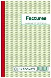Exacompta - Ref. 13281E - 1 Manifold FACTURES - 50 numbered carbonless sheets in 3 copies (1 original + 2 copies) - size 210 x 135 mm - made in France