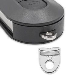 GIANTO Sleutelhaak voor afstandsbediening, compatibel met Fiat Panda, Punto, Bravo, 500, Idea, Lancia Ypsilon y, Delta, Musa, reservering voor sleutelbehuizing, accessoires (compatibiliteit