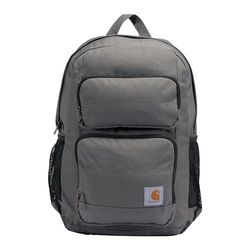 Carhartt 19032104 legado padrão trabalho mochila com acolchoado capa macia para computador portátil e tablet de armazenamento, cor cinzenta