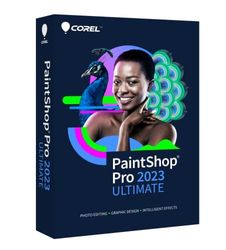 Corel PaintShop Pro 2023 | Software voor fotobewerking en grafisch ontwerp + een creatieve collectie | Functies ondersteund door AI | Ultieme | 1 apparaat | 1 Gebruiker | Pc | Code [levering]