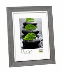 Deknudt Frames S43JF7 - Marco de Fotos (Resina, 40 x 50 cm), Color Gris