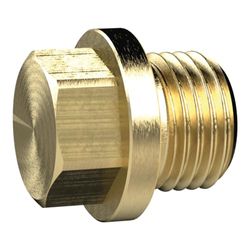 RIEGLER 136099-MS290SKMB34 - Tornillo de cierre, hexagonal exterior y cintura, G 3/4, SW 24, MS, 1 unidad