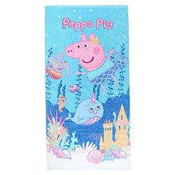 Cerdá Mixte enfant ? Serviette de plage, Bleu, 70 x 140 cm EU
