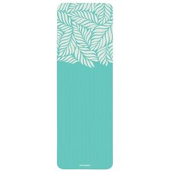 Retrospec Solana Yogamat 2,5 cm dik met nylon band voor mannen en vrouwen - antislip oefenmat voor thuis yoga, pilates, stretching, vloer en fitness workouts - Blue Lagoon