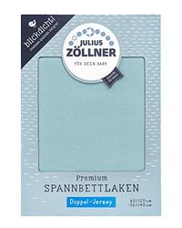 Julius Zöllner 8356157605 Jersey hoeslaken Premium, ondoorzichtig, jersey dubbele doek, geschikt voor kinderbedden 60x120 en 70x140 cm, greenery