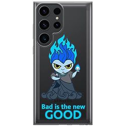 ERT GROUP mobiltelefonfodral för Samsung S23 ULTRA originalt och officiellt licensierat Disney mönster Hades 001 optimalt anpassad till formen på mobiltelefonen, gedeeltelijk transparant