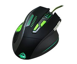 Keep out Gaming X9PRO - rato Gaming a laser, cor cinzenta, verde e preto