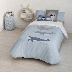 Kids&Cotton Tabor Big Dekbedovertrek, Blauw, 180 x 240 cm