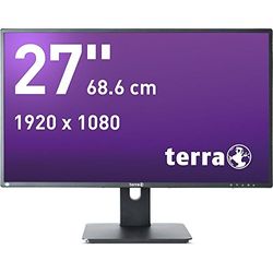 Wortmann Terra LED 2756W PV LED-Monitor 68.6cm (27 Zoll) EEK E (A - G) 1920 x 1080 Pixel Full HD 5 ms Audio-L, Schwarz, 3031229