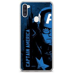 ERT GROUP mobiltelefonfodral för Samsung A03S originalt och officiellt licensierat Marvel mönster Captain America 010 optimalt anpassad till formen på mobiltelefonen, fodral tillverkad av TPU-plast