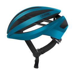 ABUS Aventor - Capacete de bicicleta muito bem ventilado para ciclismo desportivo profissional - unissexo, para homem e mulher - azul, tamanho S
