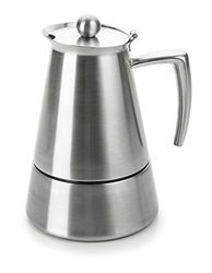 Lacor 62076 Cafetière Spresso, Inox, Acier Inoxydable