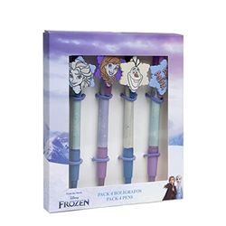 CERDÁ LIFE'S LITTLE MOMENTS - Pack de 4 bolígrafos de Frozen 2 Un regalo original para los fans - Licencia oficial de Disney, 2700000342
