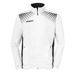uhlsport 100516102 Veste Homme, Blanc/Noir, S