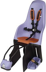 MINIA for Frame 8405600002 - Seggiolino per bicicletta posteriore con ancoraggio nel telaio, per bambini con un’età compresa tra i 9 mesi e i 6 anni in viola.