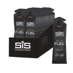 Science in Sport Beta Fuel Gels Dual Source Energy Gel, Orange Flavour, 40g of Carbs Per Pack, 60 ml Pack (30 Pack)