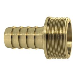 1/3 Schlauchverschraubung, G 1 x 16 mm, flachdichtend, con Bund, CH ejecución, latón blank