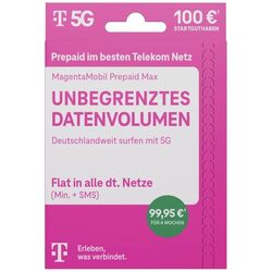 Deutsche Telekom Magenta Mobil Max Prepaid kaart zonder contractbinding