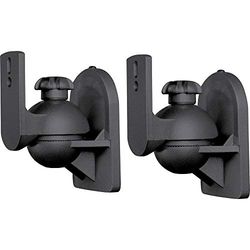 SPEAKA PROFESSIONAL Support Mural pour Haut-Parleur SP-5369944 inclinable + pivotant Noir 1 Paire(s)