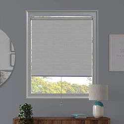 CHICOLOGY Roller Shades, Cordless Blinds, Window Shades for Home, Roller Window Shades, Window Treatments, Door Blinds, Light Filtering Shades, 31"W X 72"W, View-tiful Chantilly White (Solar)