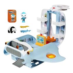 Octonauts Quoersrti Above & Beyond | Octoray Transforming Playset | 7 stuks | 25+ lichten en geluiden