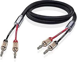 OEHLBACH XXL Fusion Two B - afgeschermde high-end luidsprekerkabelset met banana-connector, Made in Germany - 2 x 5 m