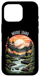 Moore, Idaho, États-Unis, conception pittoresque de la vallée de la rivière Coque pour iPhone 16 Pro