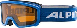 ALPINA Unisexe - Enfants, SCARABEO Lunettes de ski, lightblue, One Size