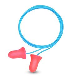 Honeywell 3301130 Howard Leight oordoppen met snoer voor eenmalig gebruik Max, SNR 37 (pak van 100 paar)
