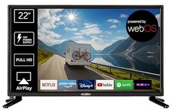 REFLEXION LED22IBT Smart led-tv, LG webOSHub, 55 cm, caravan/camper/camping/caravan/boot/vrachtwagen-tv, 12/230 volt, Full HD, Triple Tuner, DVB-T2HD, DVB-S2, DVB-C, Bluetooth, WLAN