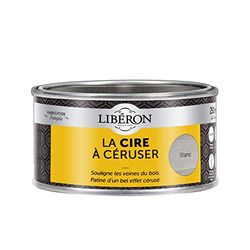 Libéron Cire à céruser pour meubles et objets, Blanc, 250mL