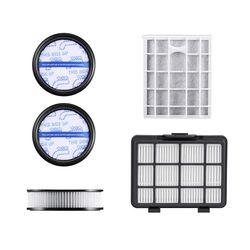Replacement HEPA Filter Set for Eureka NEC490SE Cordless Vacuum Cleaners (1 HEPA Filter, 2 Filter Cotton Assemblies, 1 HEPA Assembly, 1 Filter Cotton)