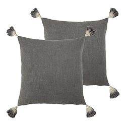 Ugn Eden Twin Pack Polyesterfyllda kuddar, grå, 45 x 45 cm