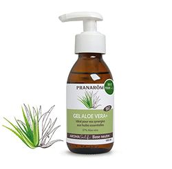 Pranarôm Aromaself Gel Aloe Vera+, Idéal pour vos synergies aux huiles essentielles, 97% Aloe vera, 100 ml