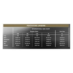Penthouse, Thong, Various Sizes, Lingerie, Classified, Size S/M-LXL, Colour:White, Size:L/XL
