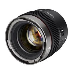 Samyang V-AF 75mm T1.9 FE per obiettivo Sony E Video Obiettivo messa a fuoco automatica Obiettivo Cine Supporto 8K Interruttore personalizzato compatibile anamorfico e pulsante personalizzato