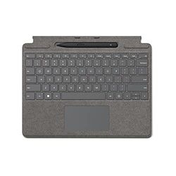 Microsoft Surface Pro 8/X Cover Alcantara + PEN - Platinum