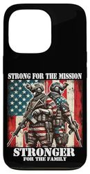 Orgoglioso Padre Figlio Figlia Moglie Dell'esercito Militare Veterano Papà Custodia per iPhone 13 Pro